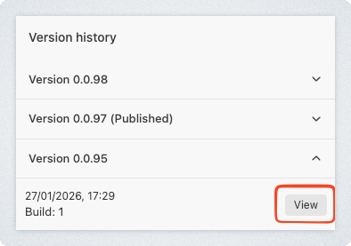 Version History